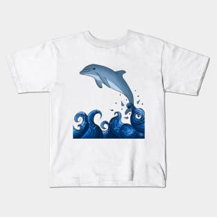 dolphin lover gift,marine life,save the ocean,sea Kids T-Shirt
